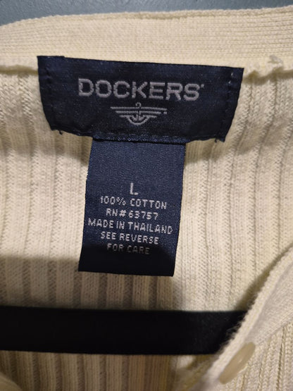 Dockers Women's Yellow Cardigan (sz L)