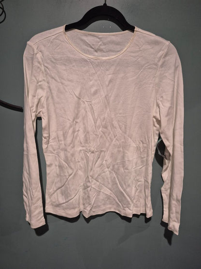 Christopher & Banks Long sleeve White Shirt (sz P/M)