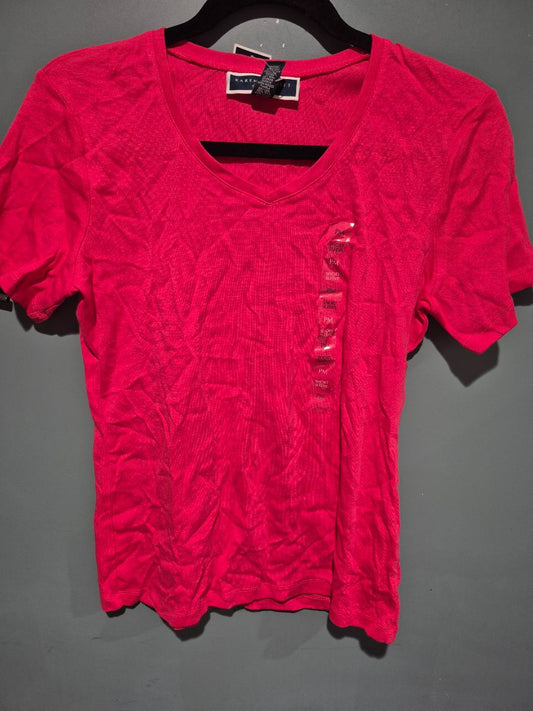 Pink Karen Scott Petites Short Sleeved Cotton T-shirt, New w/Tags, PM