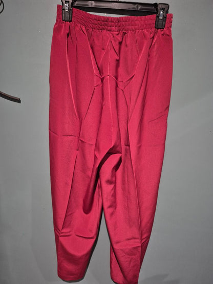 Wine Maggie Sweet Dress Slacks, Petite Small