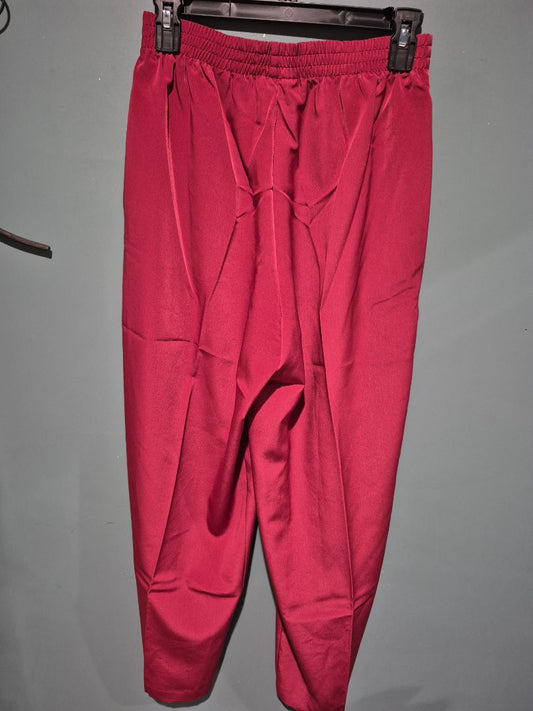 Wine Maggie Sweet Dress Slacks, Petite Small