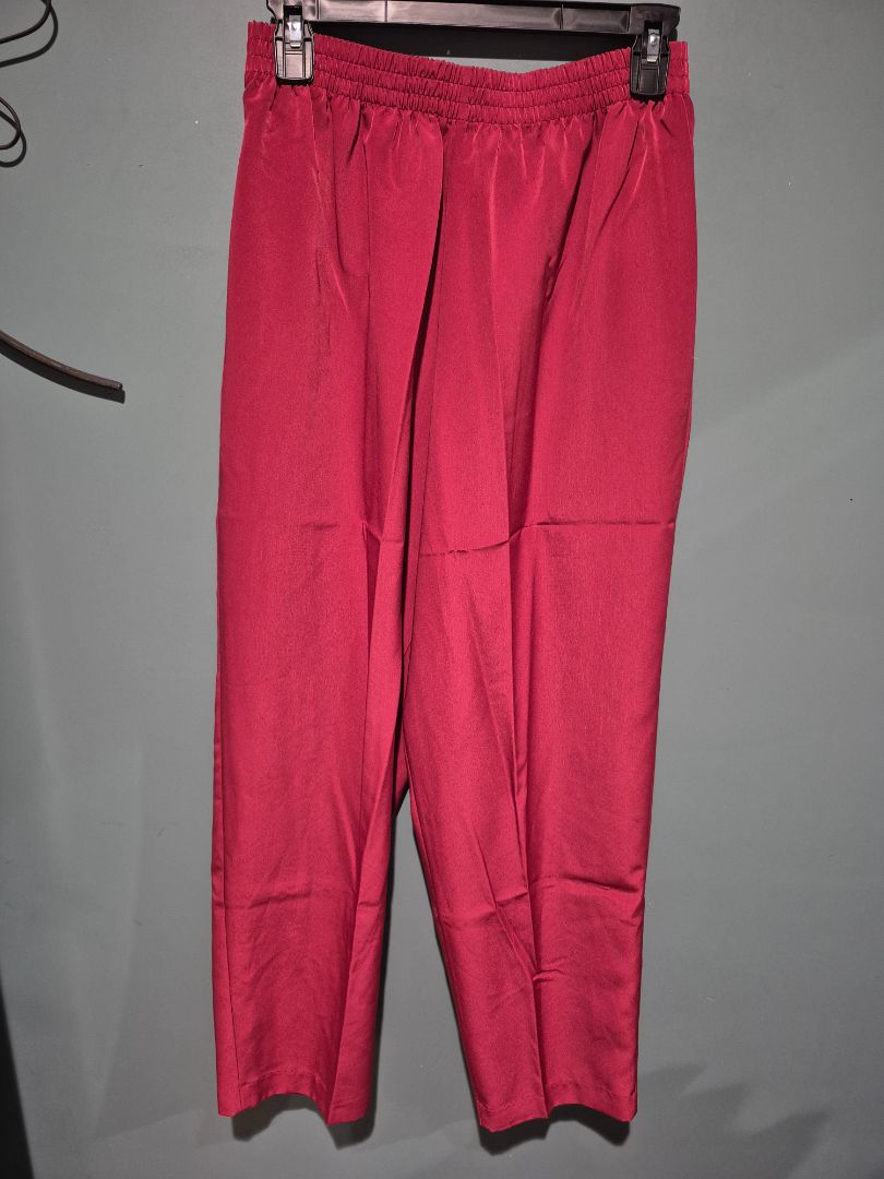 Wine Maggie Sweet Dress Slacks, Petite Small