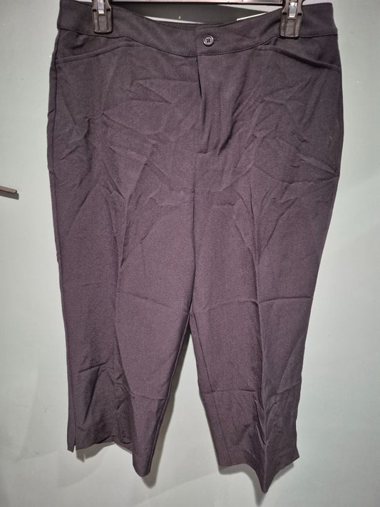 Black Christopher & Banks Classic Fit Capri Pants New w/Tags, 10