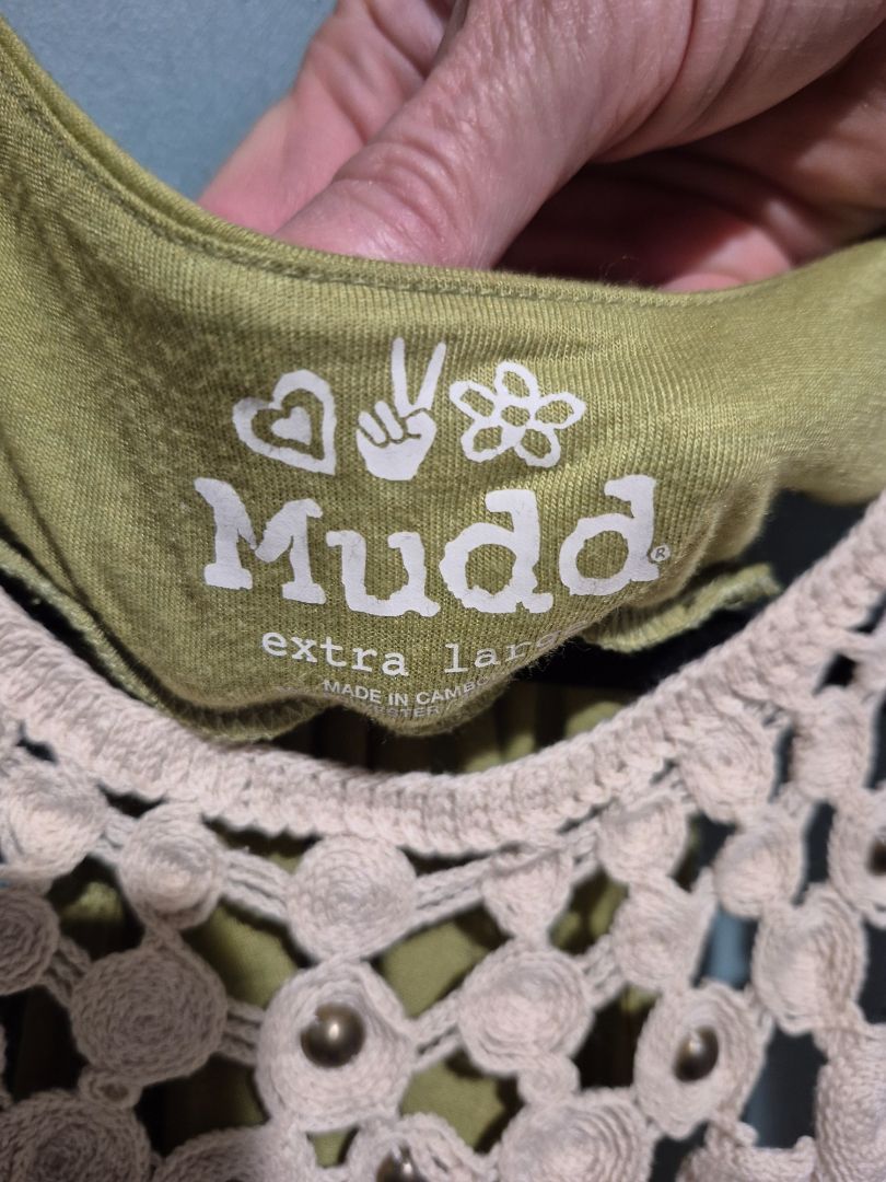 Olive Mudd Tank Top, Extra Large