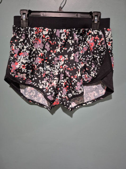 Black Under Armour Heatgear Running Shorts, M