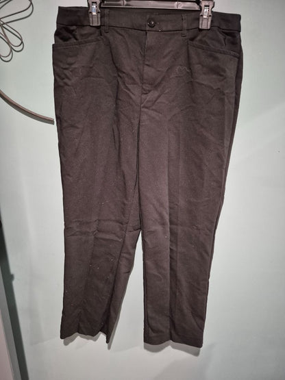 Black Christopher & Banks Dress Slacks, 14 Short