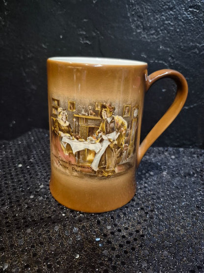 Sandland Ceramic Mug w/Charles Dickens Character Scene, 5"