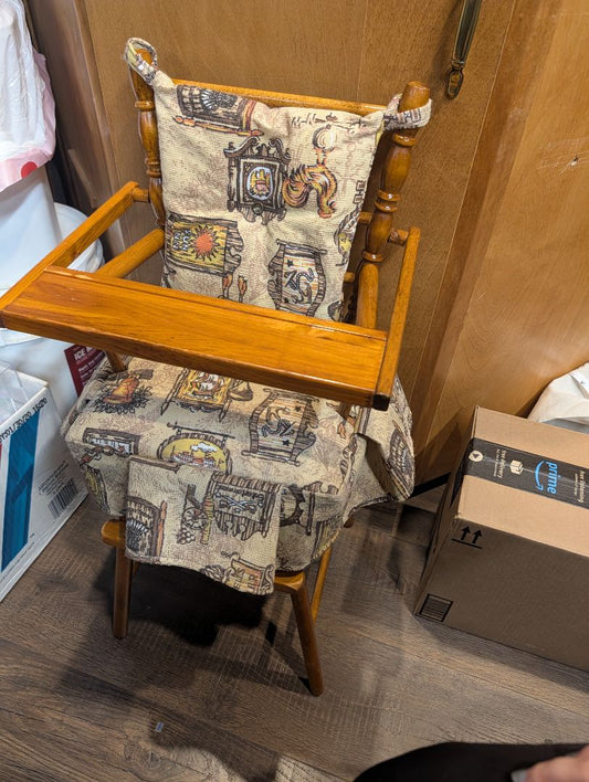 Vintage CASS TOYS Doll High Chair