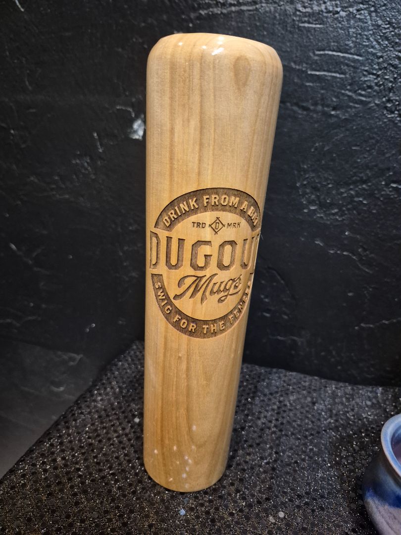 Dugout Mug Logo Baseball Bat Mug, 10"