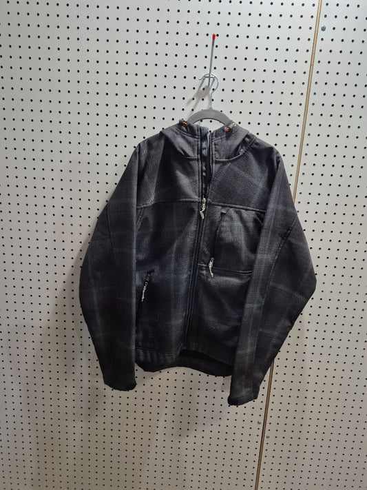 Black Plaid Double Diamond Jacket, S/C