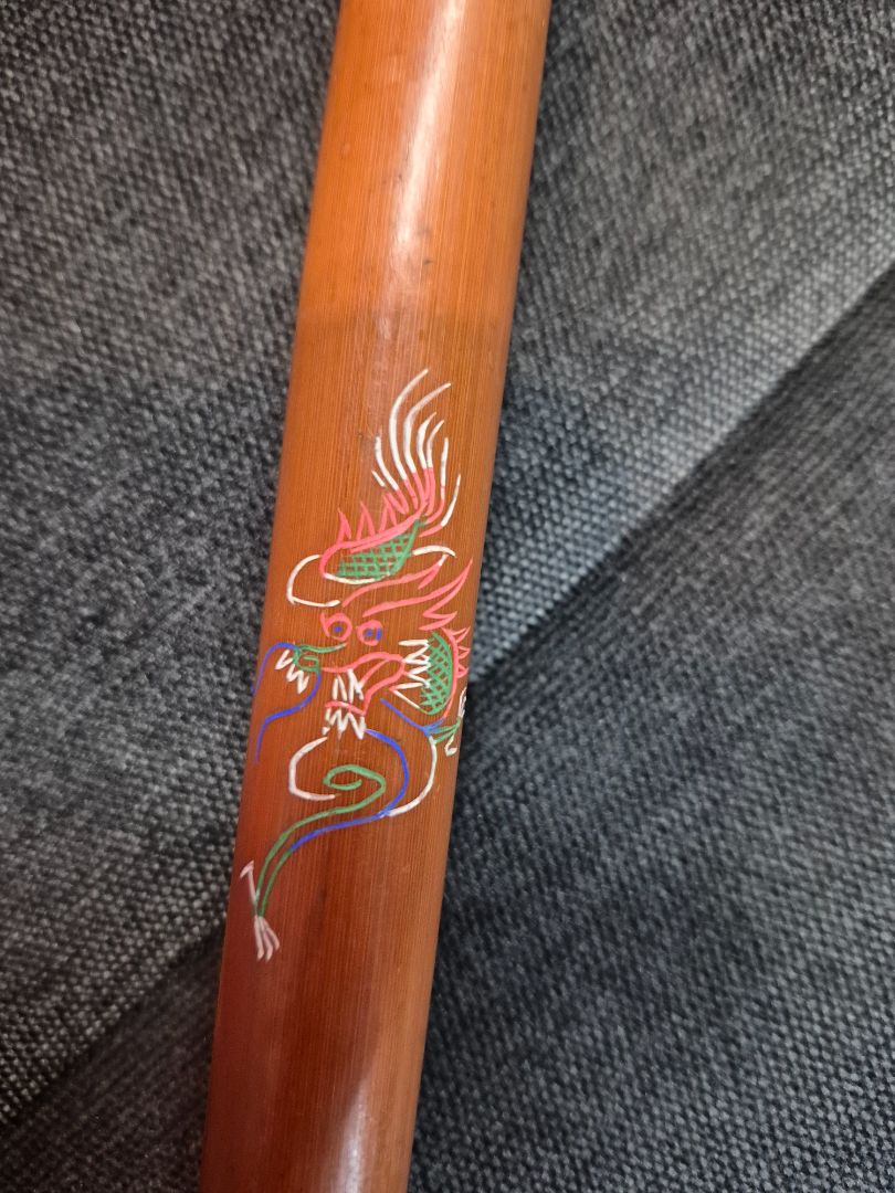 Traditional Chinese 6 Hole Bamboo Flute, 15"
