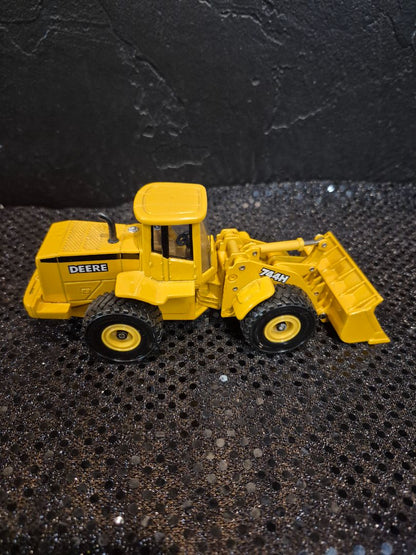 Yellow ERTL Die Cast John Deere 744H Wheel Loader