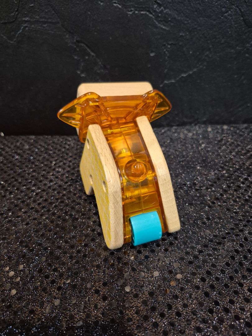 Mattel Curious Pup Wooden Toy, 3.5" × 4" × 3.5"