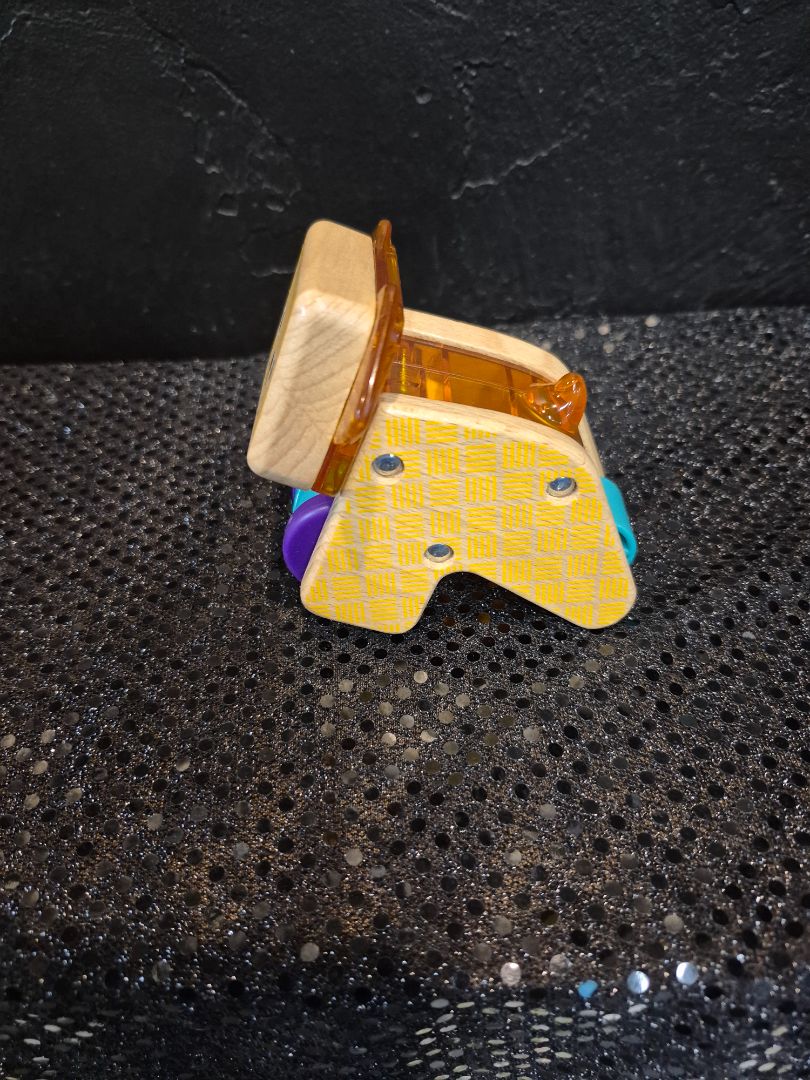 Mattel Curious Pup Wooden Toy, 3.5" × 4" × 3.5"