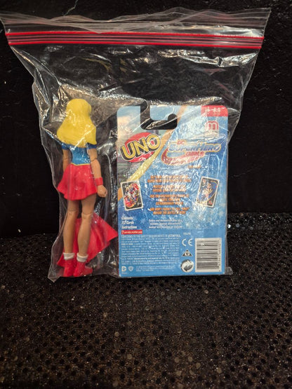 DC Super Hero Girls UNO Card Game & Figurine