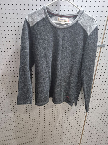 Charcoal & Grey Tommy Bahama Long Sleeve Shirt, M