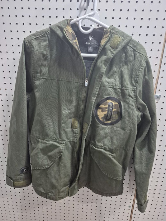 Army Green w/Camo HC Hipczech coat, M