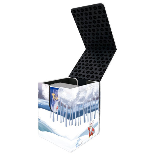 Blue and White Ultra Pro Pokemon TCG Supplies - Alcove Flipbox - Frosted Forest