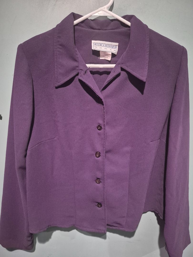 Purple Jessica Howard Woman Blazer, 14