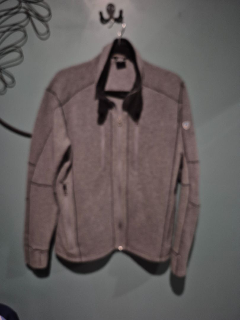 Gray Kuhl Made In The Mountains Fleece Full Zip Jacket, M