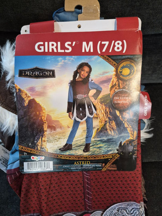 How to Train Your Dragon Astrid Child Costume, Girls' M (7/8)