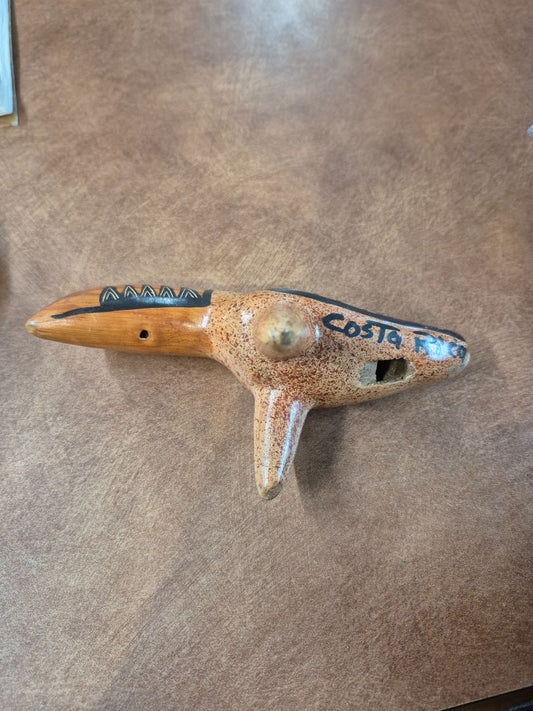 Costa Rica Ocarina Whistle Toucan Folk Art
