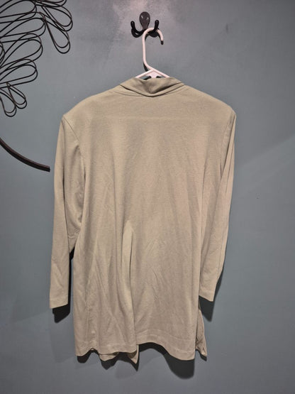 Green Lady Lori By Am Casuals Dress W/ Cardigan