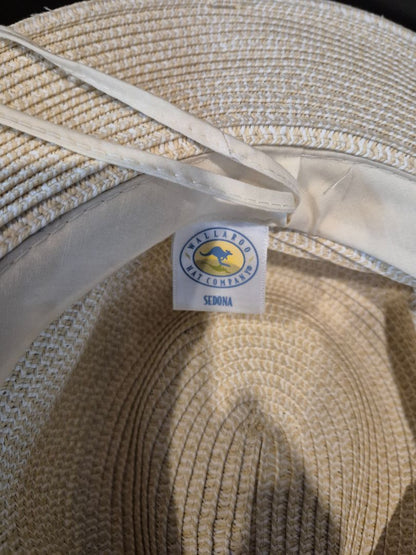 Cream Wallaroo Hat Company Sedona Fedora