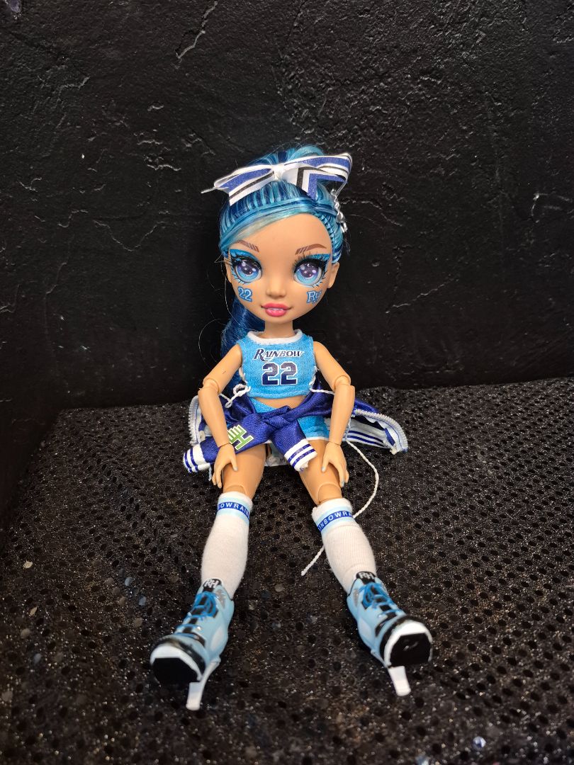 MGA Cheerleader Doll, Rainbow High Skylar #22, 11"