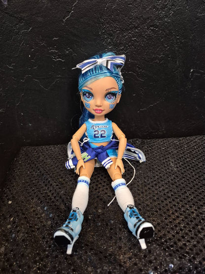 MGA Cheerleader Doll, Rainbow High Skylar #22, 11"