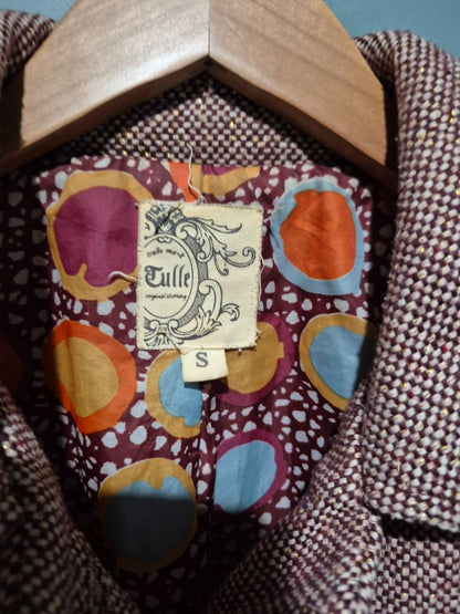 Tulle Wool-blend tweed Jacket, S