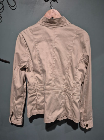 Khaki Charter Club Cargo Jacket, L
