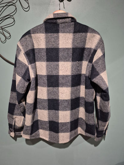 Banana Republic Plaid Flannel Lined Button Front Medium
