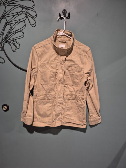 Vintage America Jacket Tan Cotton Canvas Small