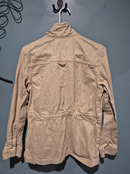 Vintage America Jacket Tan Cotton Canvas Small