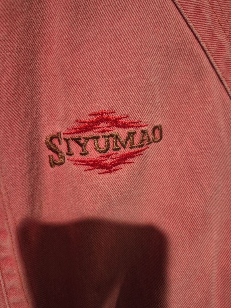 Pink Denim Utility Jacket