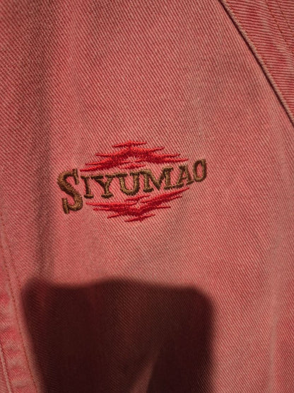 Pink Denim Utility Jacket