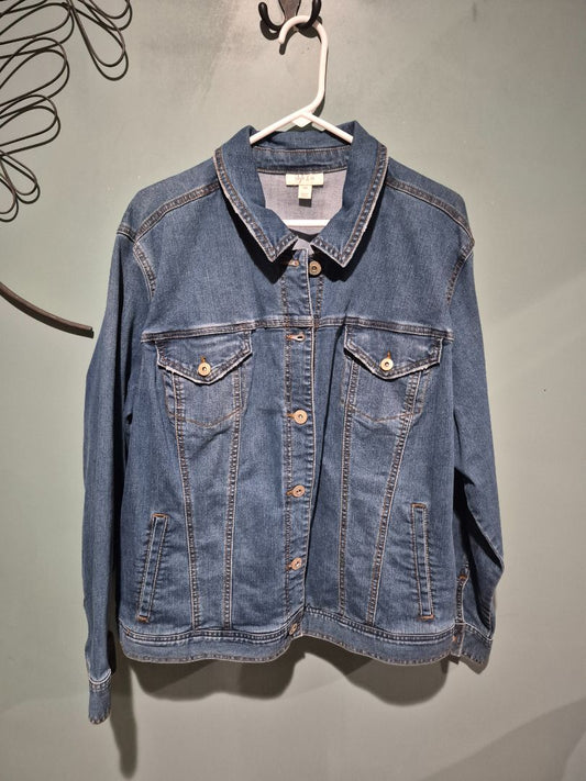 Style & Co Jean Jacket size 24W