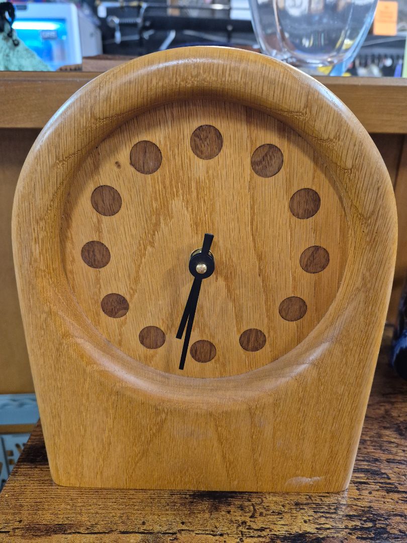Moderist Wooden Table/Desk Clock