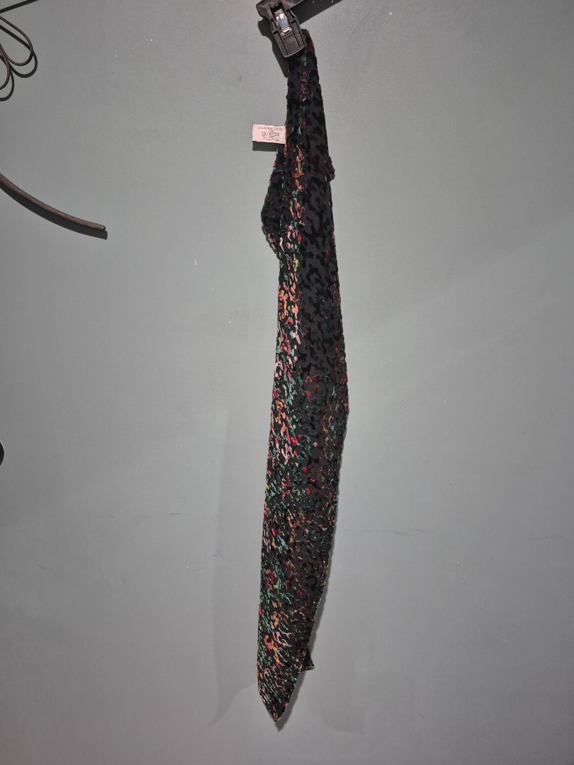 Black, Green, Gold Elaine Gold Head Wrap