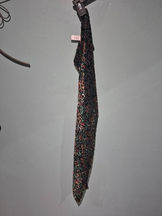 Black, Green, Gold Elaine Gold Head Wrap