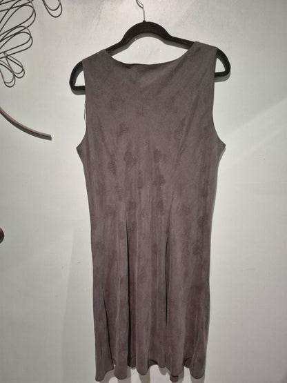 Black Hilo Hattie Hawaii Sleeveless Midi Dress, XL
