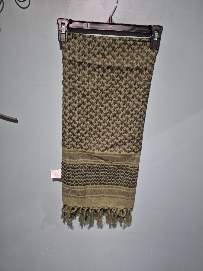Green & Black  Shemagh Tactical Scarf, 42" × 42"