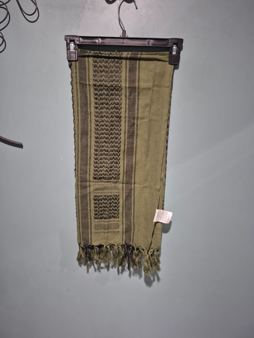 Green & Black  Shemagh Tactical Scarf, 42" × 42"