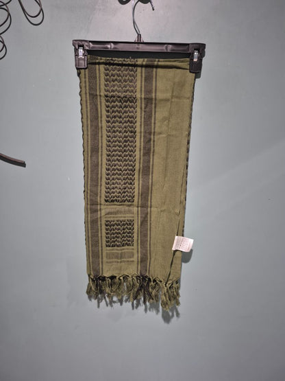 Green & Black  Shemagh Tactical Scarf, 42" × 42"