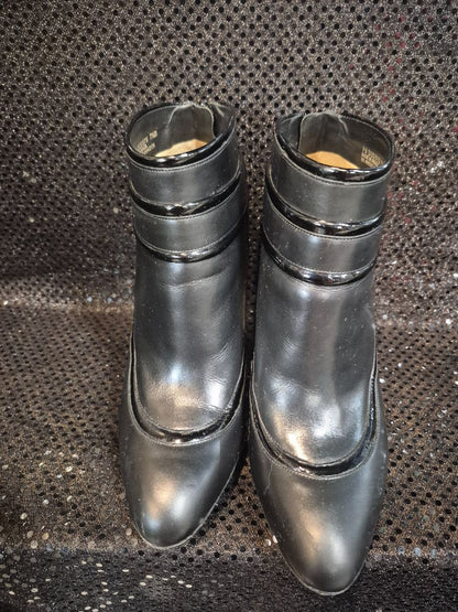 Black Cole Haan Nike Air Ankle Boots, 7.5 B