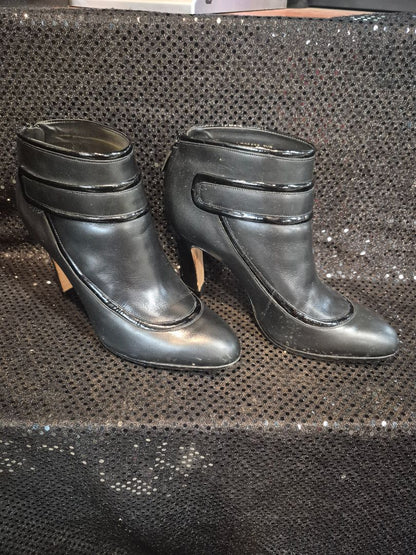 Black Cole Haan Nike Air Ankle Boots, 7.5 B