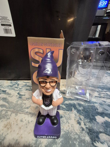 Colorado Rockies Carlos Gonzalez Bobble Head Figure