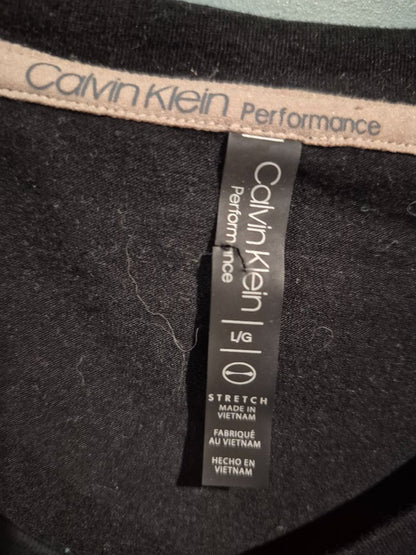Blk Calvin Klein Short Sleeve Shirt, L