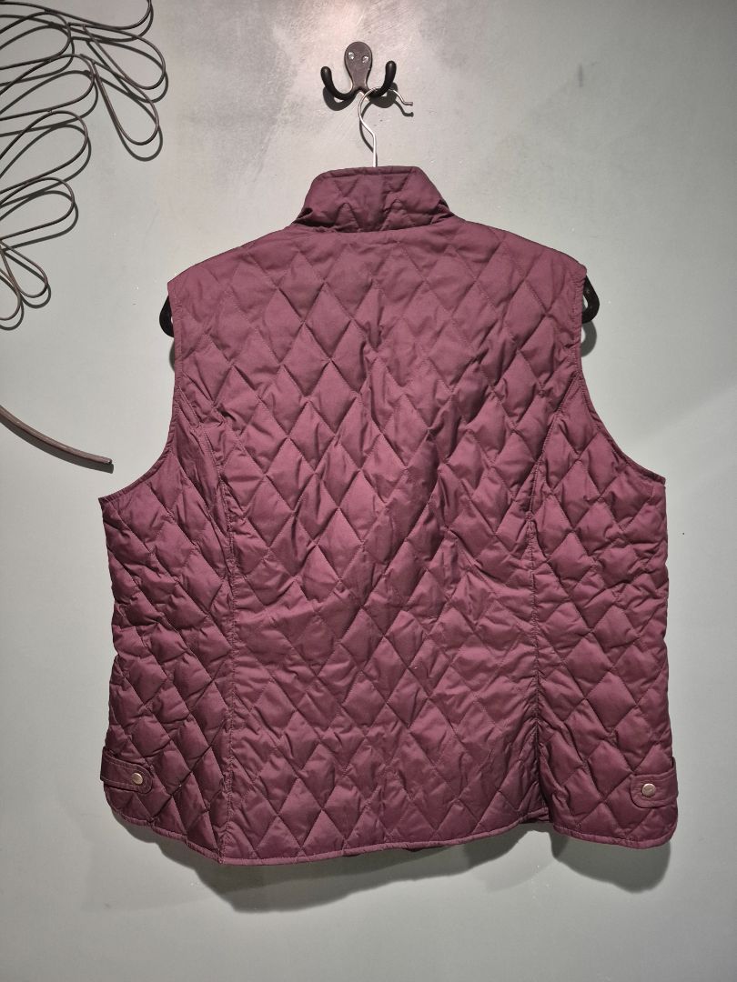 Purple Eddie Bauer Puffer Vest, 3X